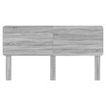 vidaXL Tête de lit Gris Sonoma 180 cm Bois d'ingénierie