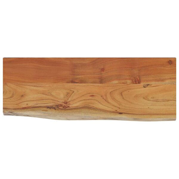 vidaXL Étagère murale rectangulaire massif acacia bordure assortie