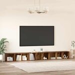 vidaXL Ensemble meuble TV 3 Pièces Bois Ancien 37 x 35 x 107 5 cm
