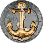 Pièce de monnaie en Argent 10 Dollars g 62.2 (2 oz) Millésime 2025 ANCHOR ROUGH STORMS (PRÉCOMMANDE)