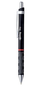 rOtring Tikky Stylo bille léger avec grip en caoutchouc  corps noir