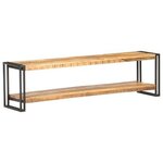 vidaXL Meuble TV 150x30x40 cm Bois de manguier brut