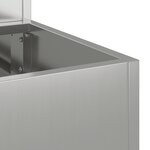 vidaXL Jardinière à 3 niveaux 90x90x35 cm Acier galvanisé