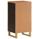 vidaXL Armoire latérale marron et noir 40x33 5x75 cm bois de manguier