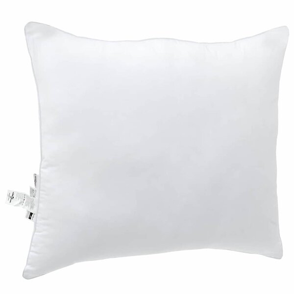vidaXL Oreiller avec oreiller Blanc Coton et polyester