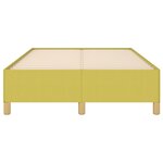 vidaXL Cadre de lit Vert 120 x 200 cm Tissu