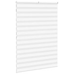 vidaXL Store zèbre blanc 155x200 cm largeur du tissu 150 9cm polyester