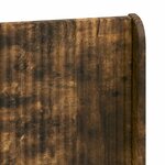 vidaXL Cadre de lit avec rangement et tête de lit Chêne fumé