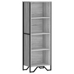 vidaXL Bibliothèque sonoma gris 50x31x137 5 cm bois d'ingénierie