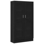 vidaXL Bibliothèque Chêne noir 82.5 x 30.5 x 150 cm Bois d'ingénierie