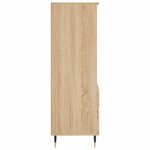 vidaXL Buffet haut Chêne sonoma 40x36x110 cm Bois d'ingénierie