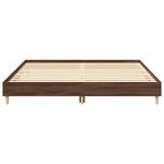 vidaXL Cadre de lit sans matelas chêne marron 160x200 cm
