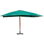 vidaXL Parasol flottant Melia 300 x 400 cm Vert