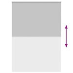 vidaXL Store roulant 140 x 230 cm Gris
