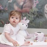 Fauteuil club Lilas 43x55.5 cm HT 50 cm