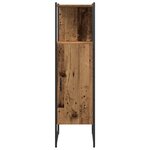 vidaXL Ensemble meubles salle de bain 4 pièces Bois vieilli Bois d'ingénierie