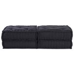 Poufs Modulaires vidaXL 2 Pièces Anthracite en Tissu