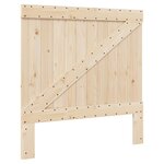 vidaXL Cadre de lit sans matelas avec tête de lit 100x200 cm