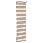 vidaXL Store zèbre marron sable largeur du tissu 45 9 cm polyester