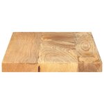 vidaXL Dessus de table 60x20x2 5 cm rectangulaire bois massif manguier