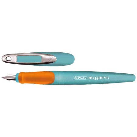 Stylo plume my.pen  plume: M  turquoise/orange HERLITZ