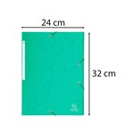 Chemise À Élastiques Maxi Capacity Carte Lustrée 425gm2 - A4 - Vert - X 25 - Exacompta