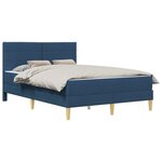 vidaXL Cadre de lit 140 x 200 cm Bleu