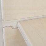 Tour d'apprentissage 5 en 1 bois naturel et tableau ardoise