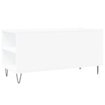 vidaXL Table basse blanc 102x44 5x50 cm bois d'ingénierie