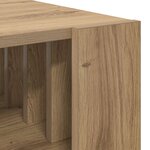 vidaXL Table basse Chêne artisanal 92 x 49 5 x 45 cm Bois d'ingénierie