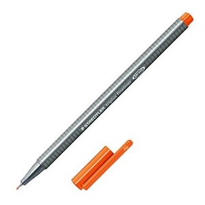 Feutre Fineliner triplus tracé: 0 3 mm Orange STAEDTLER