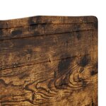 vidaXL Tête de lit Chêne fumé 120 cm Bois d'ingénierie