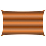 vidaXL Voile d'ombre Orange et marron 3 x 5 m 100   polyester Oxford
