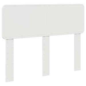 vidaXL Tête de lit Blanc Brillant 135 cm Bois d'ingénierie