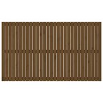 vidaXL Tête de lit murale Marron miel 185x3x110 cm Bois massif de pin