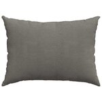 vidaXL Coussins de canapé 2 Pièces Gris clair 70 x 50 cm