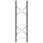 vidaXL Armoire haute blanc 80x30x210 cm bois d'ingénierie