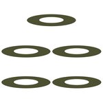 vidaXL Pot de fleur vert olive Vert olive Plastique Moyen
