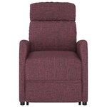 vidaXL Fauteuil Violet Tissu