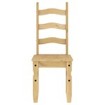 vidaXL Ensemble à manger Panama 3 Pièces bois de pin massif