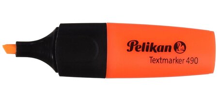 Surligneur Textmarker 490 Pte biseautée 1 - 5 mm Orange fluo PELIKAN
