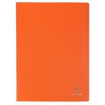 Protège-documents En Polypropylène 5/10e Opak Pochettes Cristal 120 Vues - A4 - Orange - X 8 - Exacompta
