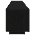 vidaXL Ensemble meuble TV Montage mural 2 Pièces Noir 180 x 35 x 40 cm