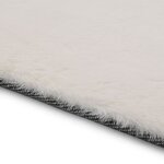 Vidaxl tapis 160x230 cm fausse fourrure de lapin crème