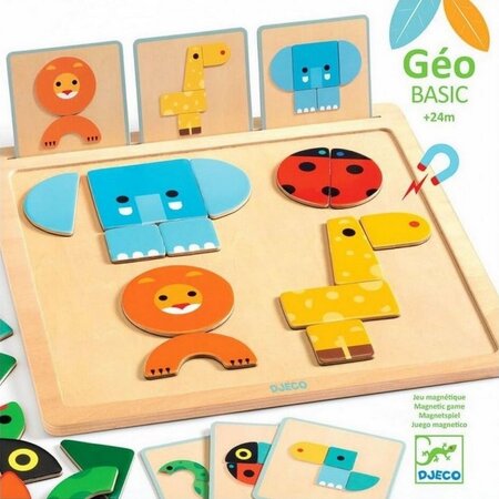 GeoBasic Tangram magnetic 1er age