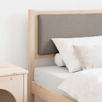 vidaXL Tête de lit Autre Marron 80 cm Bois massif en pin