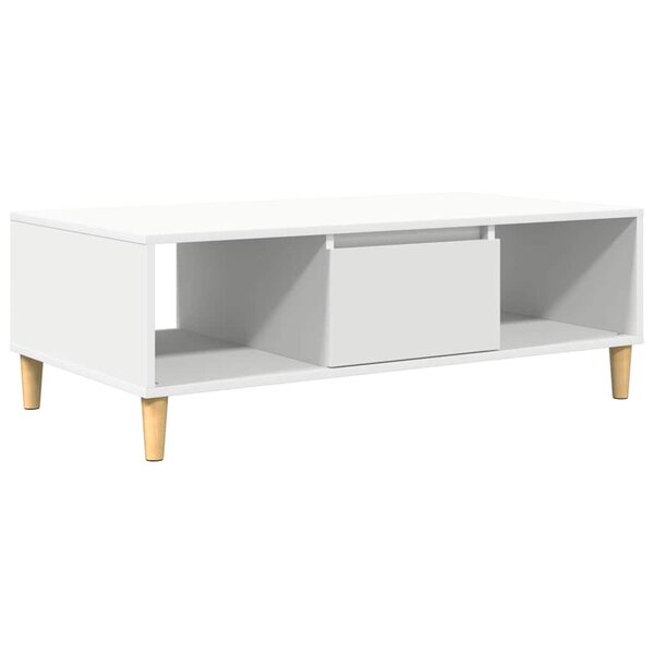 vidaXL Table basse Blanc 102 x 55 x 35 cm