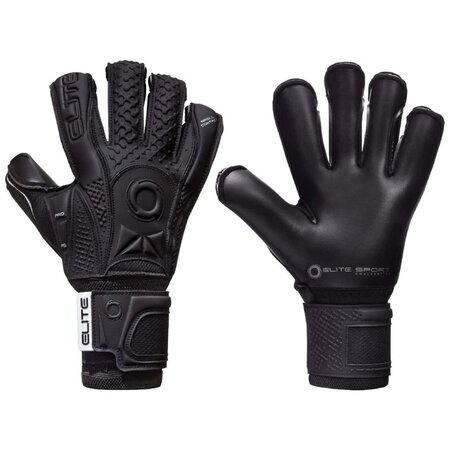 Elite sport gants de gardien de but black solo taille 11 noir