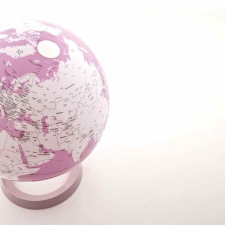 Globe terrestre lumineux Light & Colour Ø 30 cm - Pastel rose - La Poste