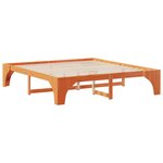 vidaXL Cadre de lit Marron 180 x 200 cm Pin massif